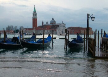 Entro il 2100 il mare a Venezia più alto fino a 108 centimetri