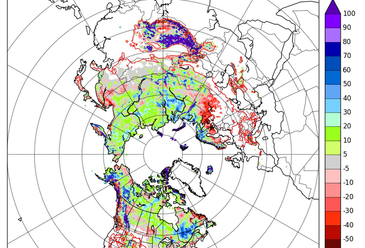 immagine 1 articolo ghiacci polari innevamento emisfero nord punto situazione crisi climatica