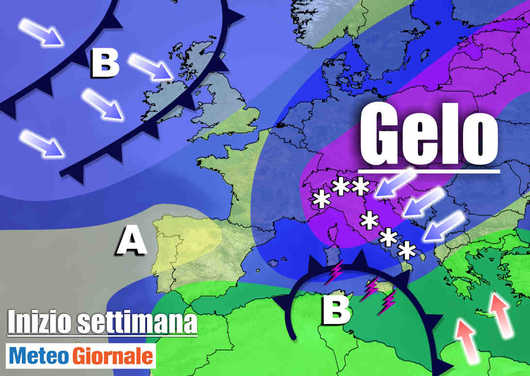 immagine 1 articolo meteo di inizio settimana ecco il grande freddo neve sulle coste