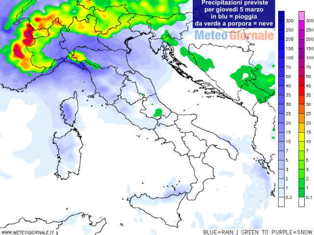 immagine 2 articolo meteo domani giovedi 5 marzo irrompe nuovo fronte pioggia neve