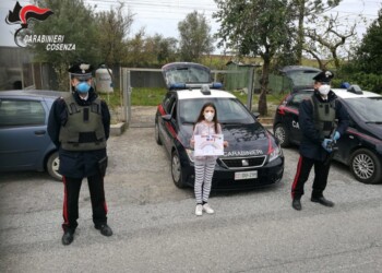 Bimba ringrazia Cc con disegno