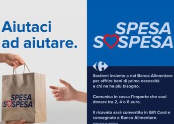 Coronavirus, Carrefour Italia lancia il progetto ‘Spesa SOSpesa’ 