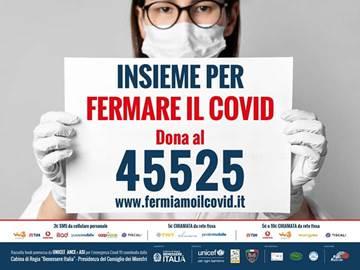 'Insieme per fermare il Covid', raccolti oltre 1,5 milioni di euro