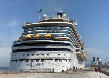 Costa Diadema,primi 9 positivi a tamponi