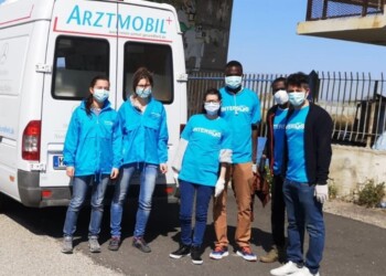Cvid, Intersos tra migranti e senzatetto