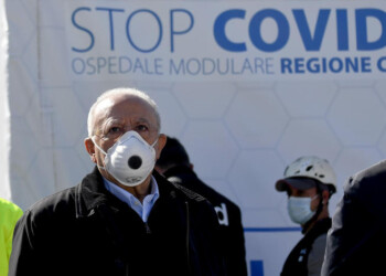 De Luca, ben 308 contagi nel Napoletano
