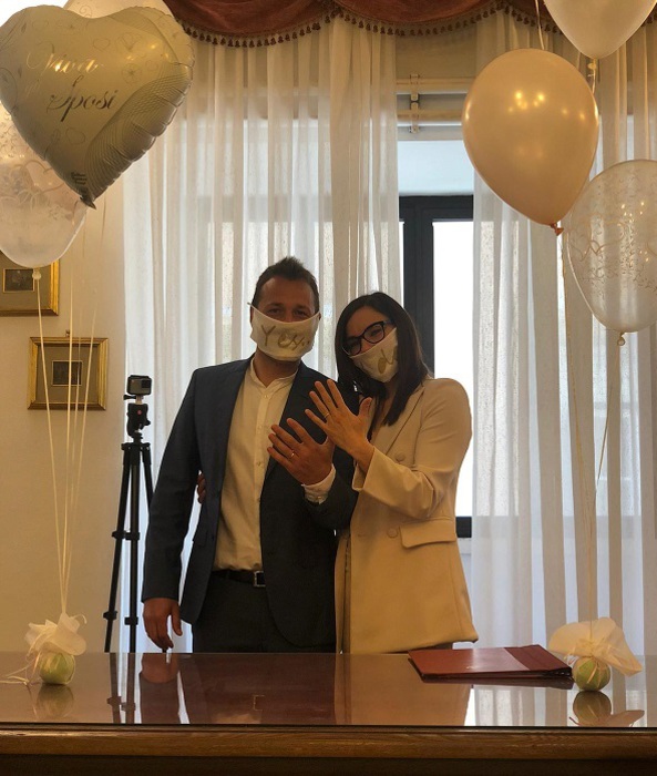 Fiori d’arancio per infermiera Covid