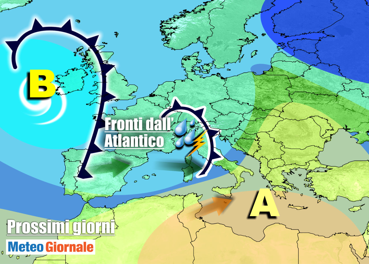 immagine 1 articolo meteo 7 giorni perturbazioni italia maltempo sino primo maggio