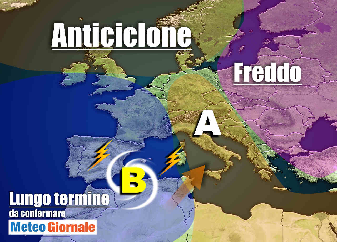 immagine 1 articolo meteo italia al 4 maggio due i rischi caldo e nubifragi