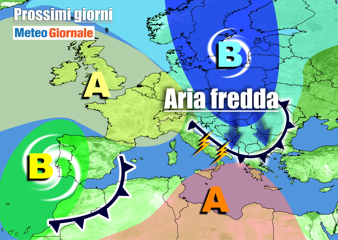 immagine 1 articolo meteo italia peggiora calo termico dopo meta settimana caldo