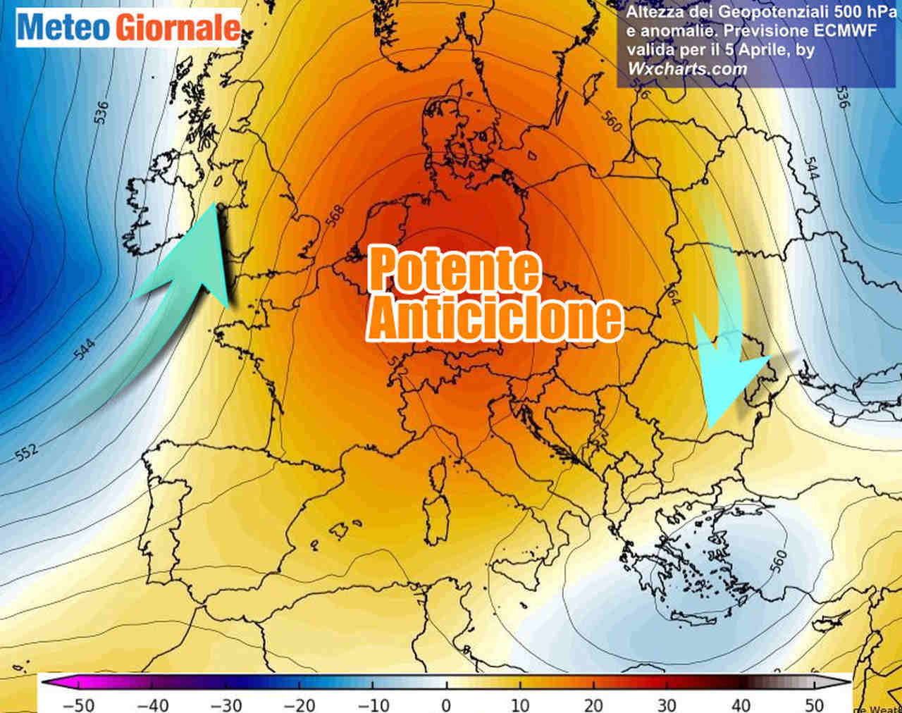 immagine 1 articolo meteo verso pasqua da inverno alla primavera super anticiclone