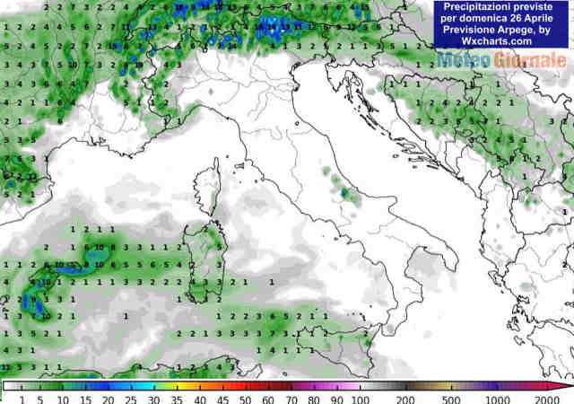 immagine 2 articolo meteo weekend 25 aprile in arrivo primi temporali domenica