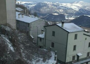 Neve in Molise, -8 a Capracotta