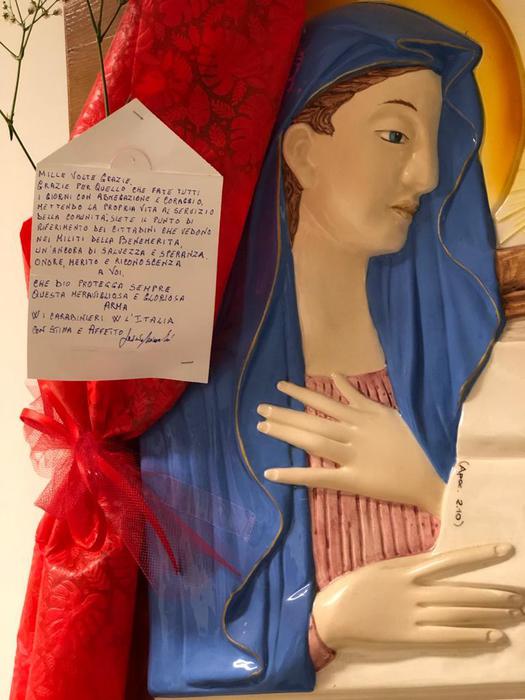 Rosa e lettera ringraziamento a Cc