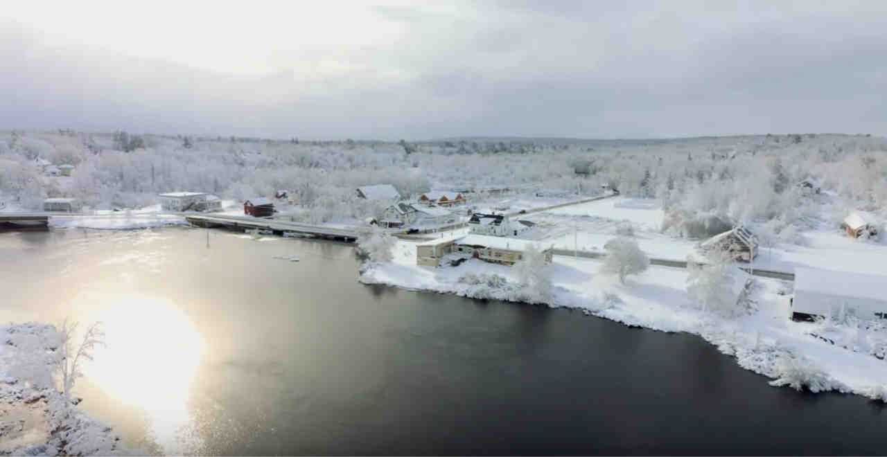 immagine 1 articolo sommersi dalla neve spettacolo dal drone