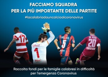 Squadre calabresi serie C unite, ‘un calcio al coronavirus’