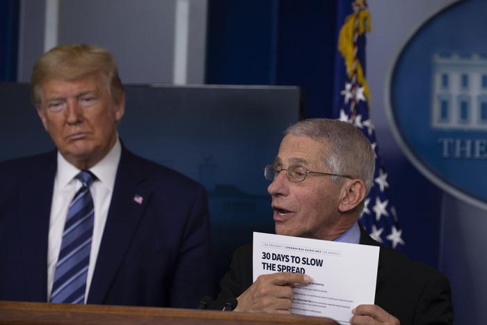 Trump twitta, ‘luce in fondo al tunnel!’