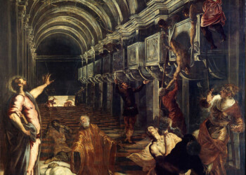Un’opera teatrale di Tintoretto: il Ritrovamento del corpo di San Marco