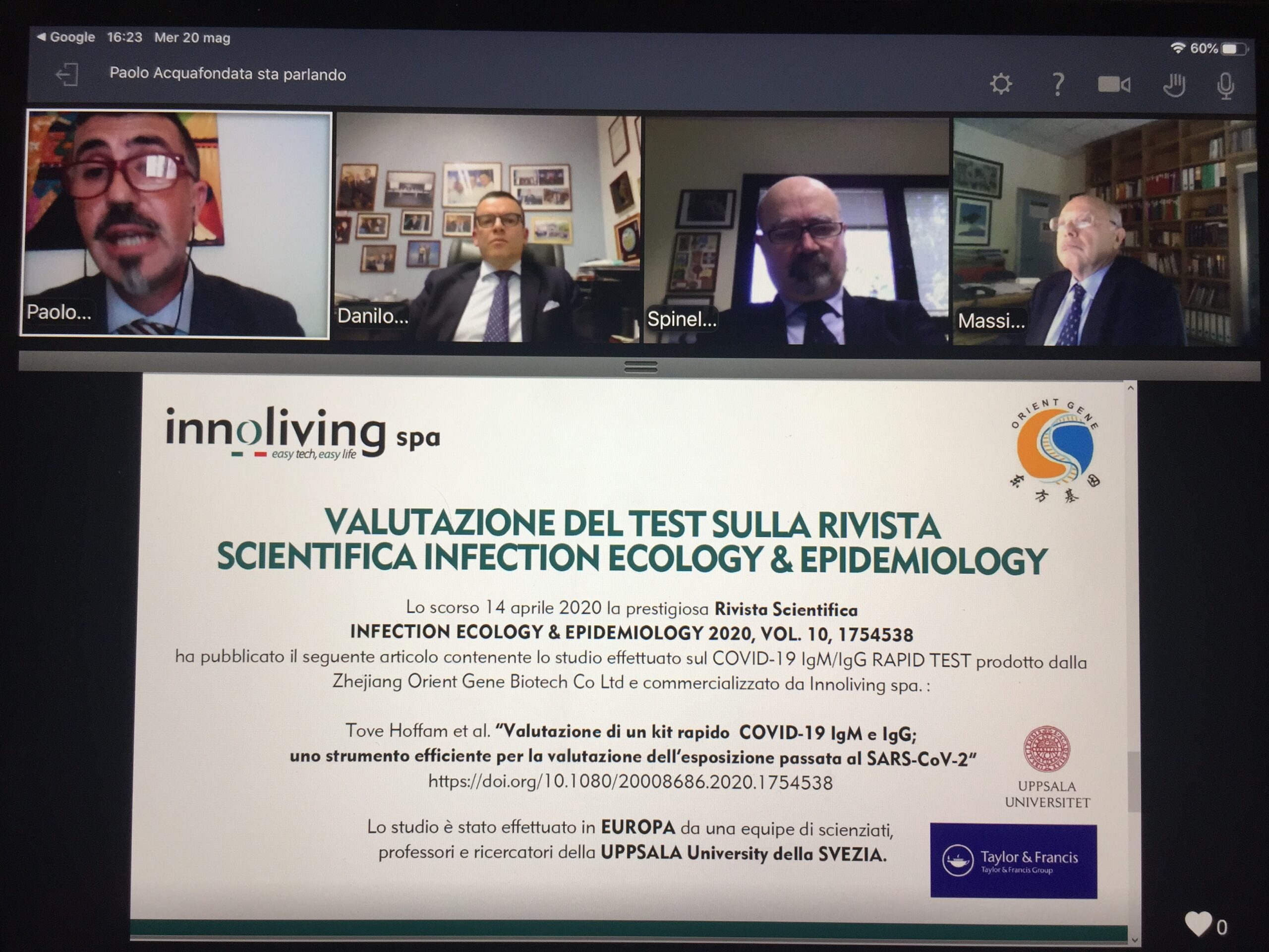 IL PROFESSOR MASSIMO GALLI: “I TEST RAPIDI PRESENTANO UN VANTAGGIO CLAMOROSO RISPETTO AGLI ESAMI DI LABORATORIO”