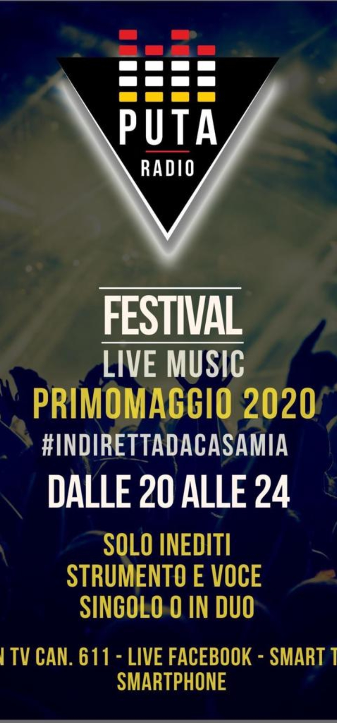 Dalla Sicilia il Festival Live Music “Primo Maggio 2020 #indirettadacasamia”