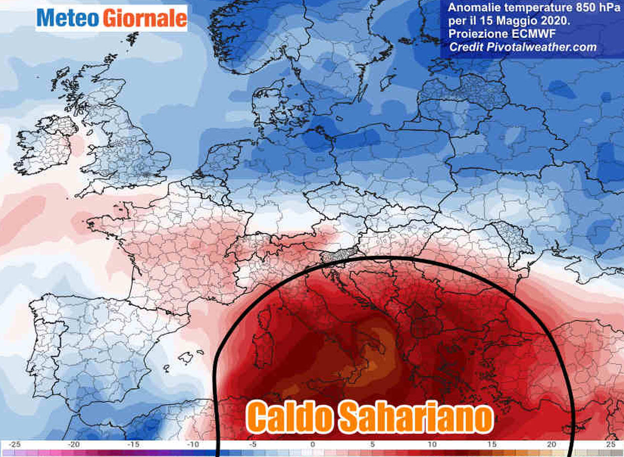 immagine 1 articolo caldo prossima settimana evento meteo storico eccezionale