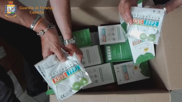 Coronavirus: nel Potentino sequestrati 8 mln di mascherine