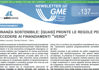 Energia, è on line nuovo numero newsletter Gme 