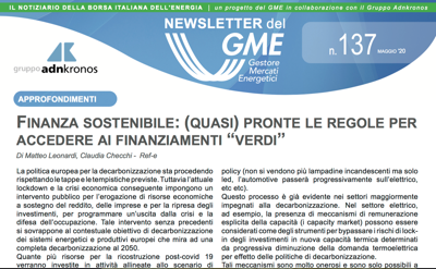 Energia, è on line nuovo numero newsletter Gme