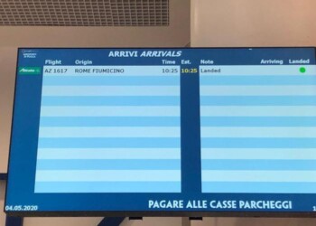 Fase2:volo Roma-Bari,’finalmente a casa’