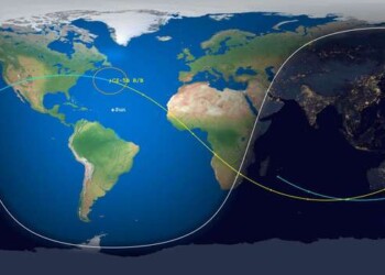 Il frammento del razzo cinese è rientrato sull’Atlantico