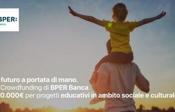 Innovazione: Bper Banca finanzia progetti terzo settore fino 75% in crowdfunding 