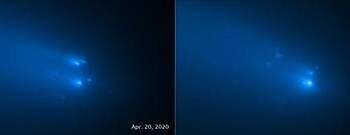 La cometa Atlas è andata in frantumi