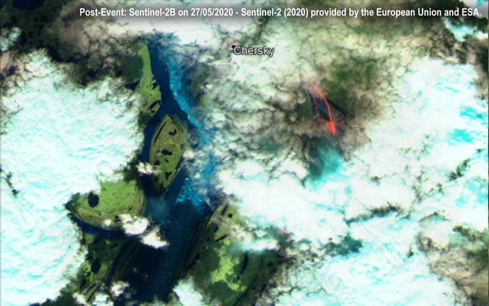 L’incendio in Siberia visto dai satelliti