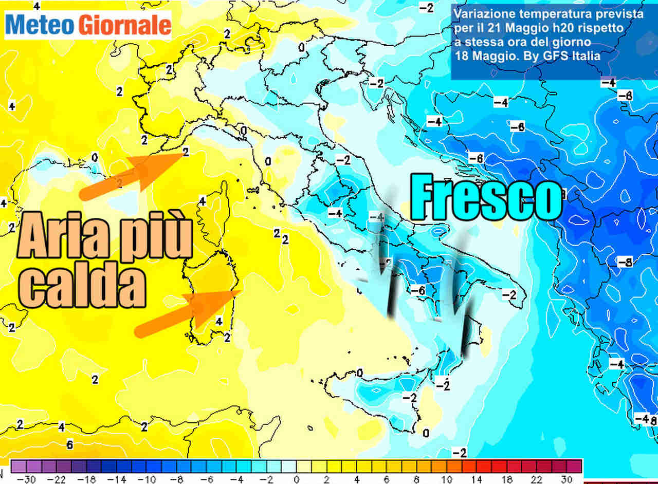 immagine 1 articolo meteo caldo anomalo spazzato via ma tornera