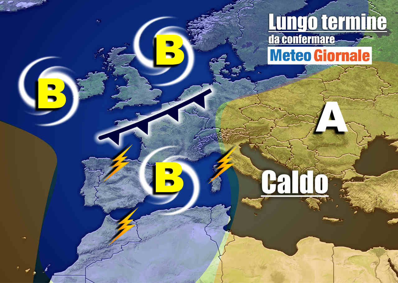 immagine 1 articolo meteo italia sino al 15 maggio tra aria rovente e rischio burrasche