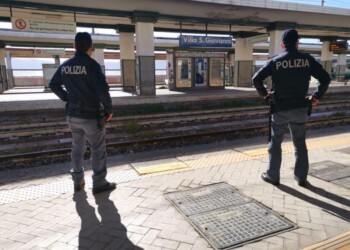 Molesta donna e aggredisce agenti, preso