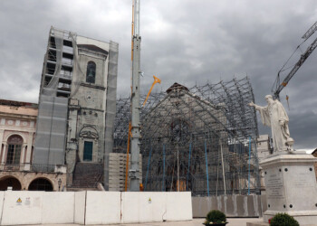 Slittano tempi per progetto Basilica Norcia