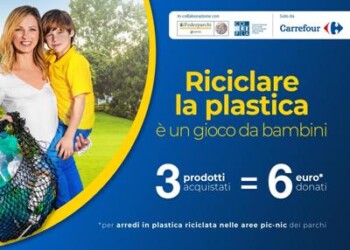 Sostenibilità: ‘Riciclare la plastica è un gioco da bambini’, campagna per i Parchi 