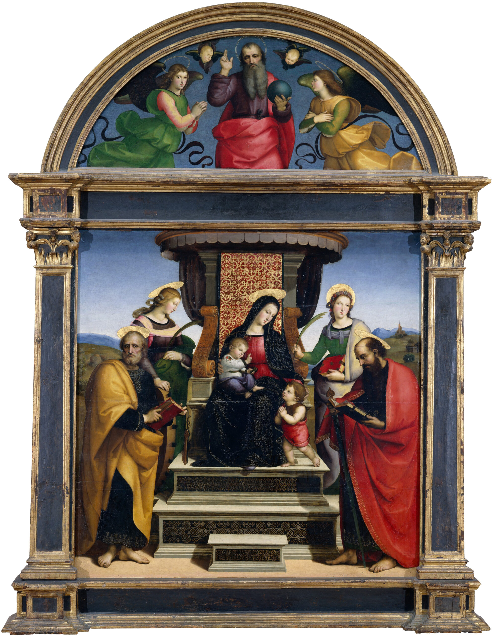 Storia di un capolavoro smembrato: la predella con la  Processione al Calvario  di Raffaello