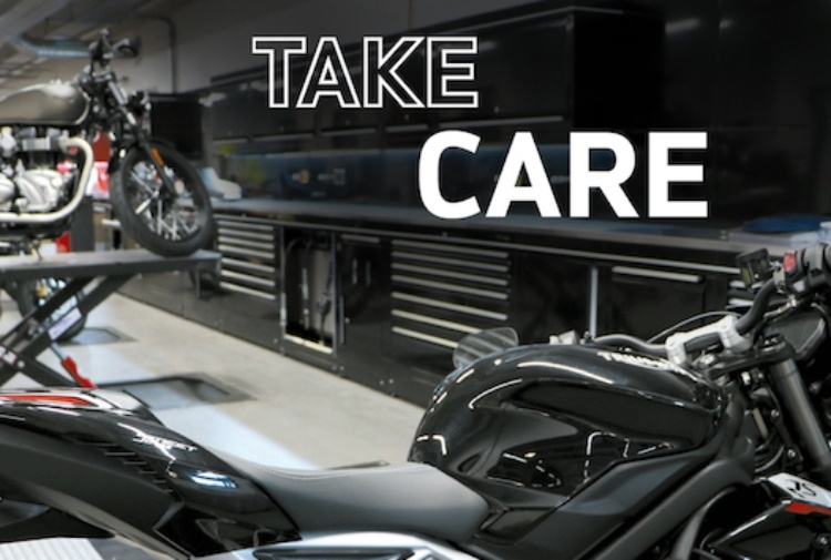 Triumph Motorcycles lancia i pacchetti “Take care”