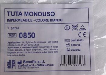 Tute non conformi 118,segnalazione a Nas