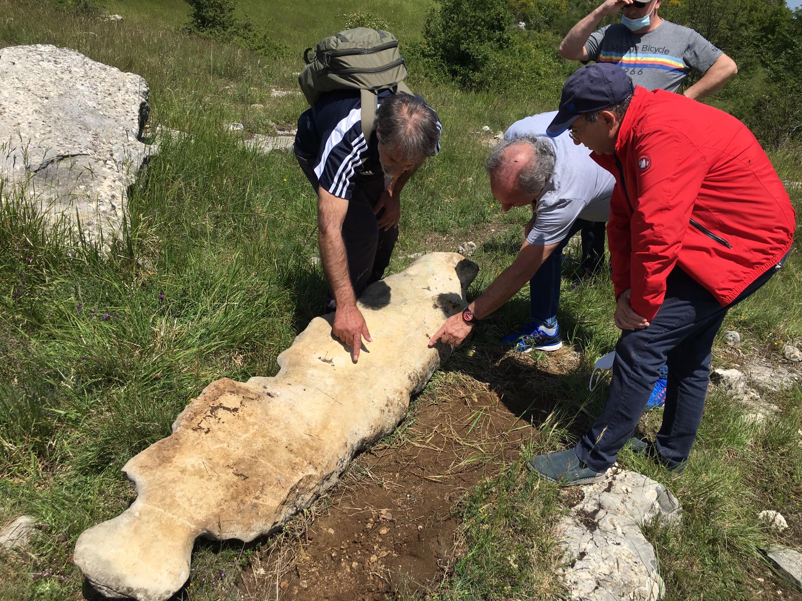 Parco Nazionale della Majella, ritrovato menhir del  neolitico