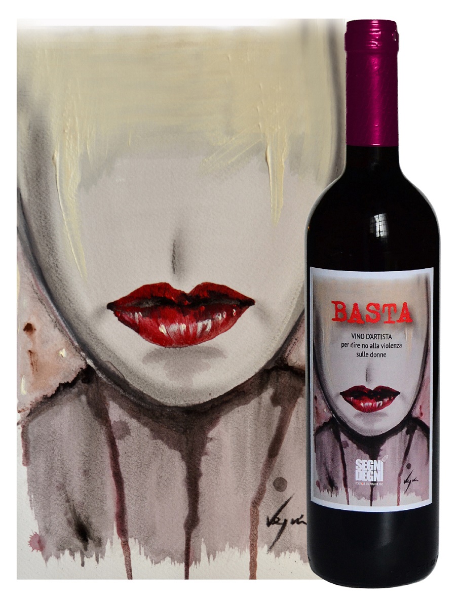 Il 1° Luglio inaugurazione della mostra di Miky Degni: 10 MOTIVI PER DIRE: BASTA! una mostra per le donne, ritratte col vino rosso