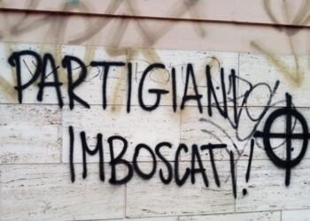 Altra scritta contro Anpi a Ascoli