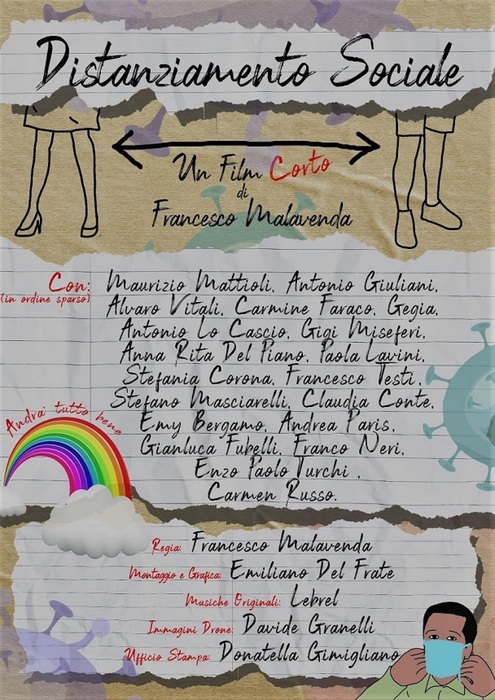Da Russo a Mattioli per corto comedy ‘Distanziamento sociale’