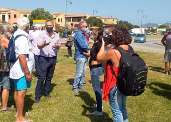 Discarica Murta Maria, sit-in in strada dei residenti