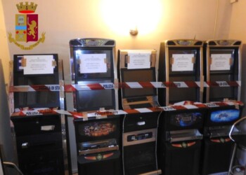 Gioco d’azzardo; 5 slot machine sequestrate a Matera