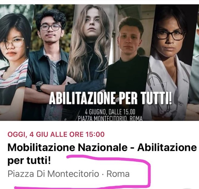 COVID-19: ALLE 15 SIT IN DI LAUREATI A MONTECITORIO PER CHIEDERE ABILITAZIONE DIRETTA DOPO TIROCINIO