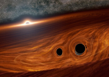 Luce dalla collisione fra due buchi neri