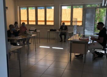 Maturità: Giacomo e Vichhay dietro il plexiglass